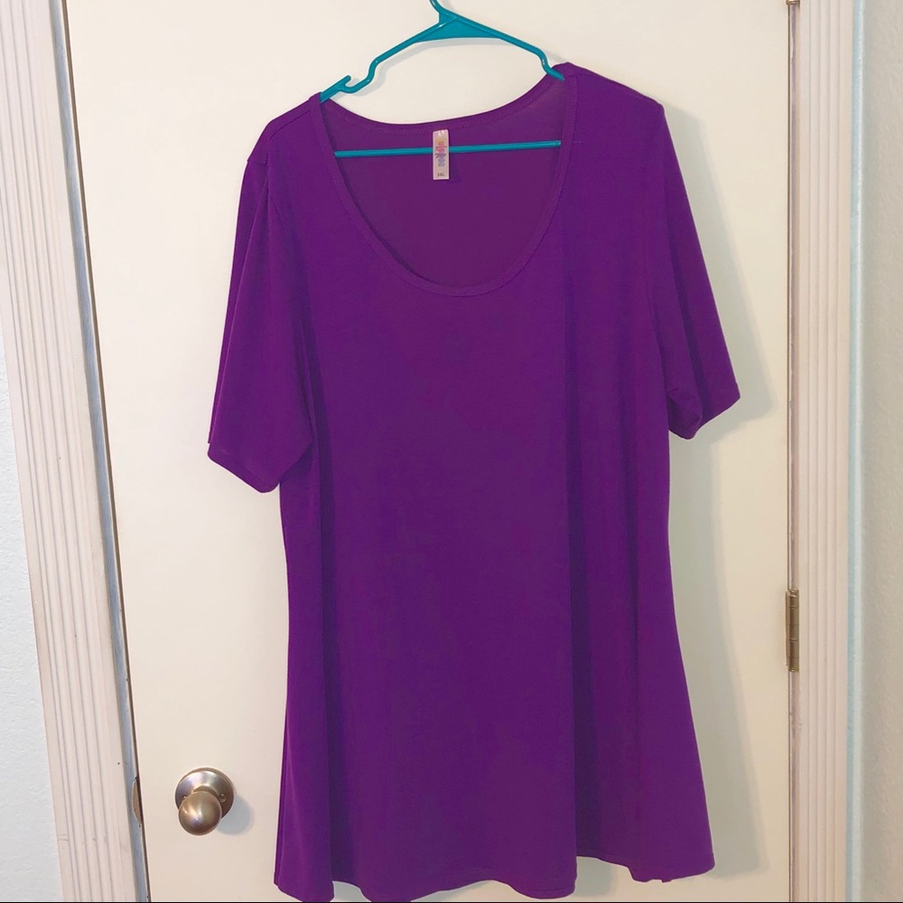 Lularoe Solid Purple Perfect Tee